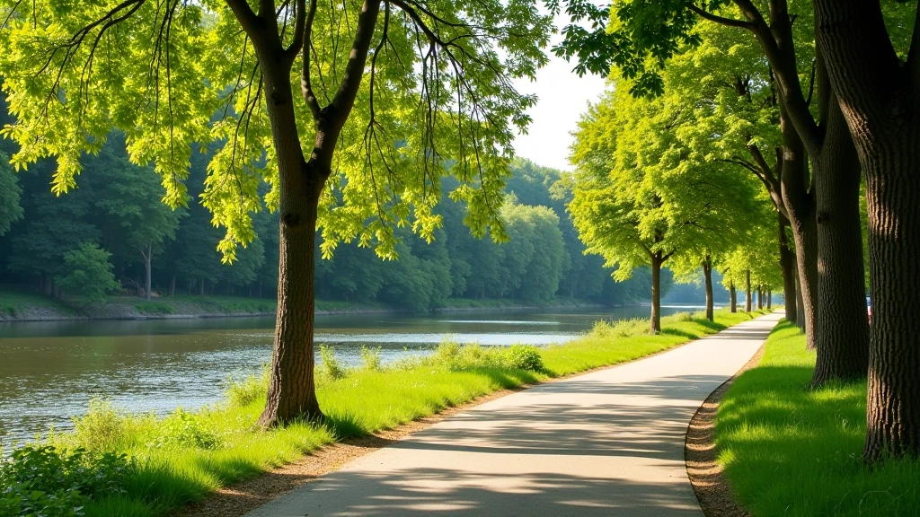 Vltava riverside path
